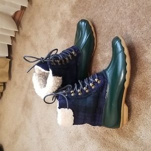 Sperry by J. Crew 100% Wool Waterproof Duck boots